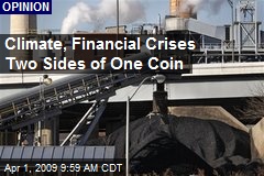 Climate, Financial Crises Two Sides of One Coin