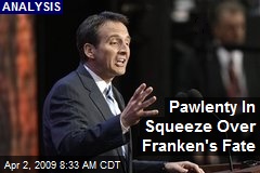 Pawlenty In Squeeze Over Franken's Fate