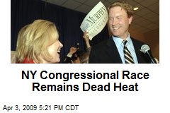 NY Congressional Race Remains Dead Heat