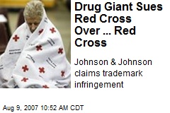 Drug Giant Sues Red Cross Over ... Red Cross