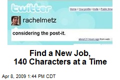 Find a New Job, 140 Characters at a Time
