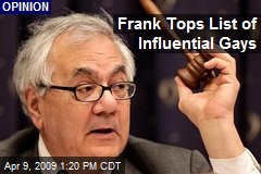 Frank Tops List of Influential Gays
