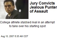 Jury Convicts Jealous Punter of Assault