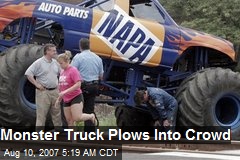 Monster Truck Plows Into Crowd