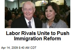 Labor Rivals Unite to Push Immigration Reform