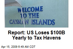 Report: US Loses $100B Yearly to Tax Havens