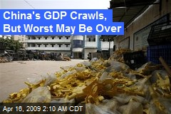 China's GDP Crawls, But Worst May Be Over