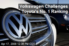 Volkswagen Challenges Toyota's No. 1 Ranking