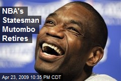 NBA's Statesman Mutombo Retires