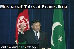 Musharraf Talks at Peace Jirga