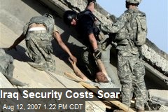 Iraq Security Costs Soar