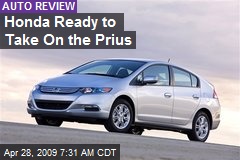 Honda Ready to Take On the Prius