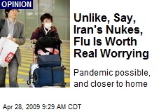 Unlike, Say, Iran's Nukes, Flu Is Worth Real Worrying