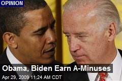 Obama, Biden Earn A-Minuses