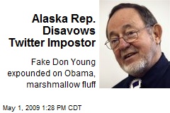 Alaska Rep. Disavows Twitter Impostor