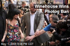 Winehouse Wins Photog Ban