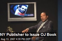 NY Publisher to Issue OJ Book