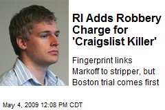 RI Adds Robbery Charge for 'Craigslist Killer'