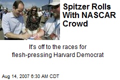 Spitzer Rolls With NASCAR Crowd
