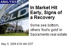 In Market Hit Early, Signs of a Recovery