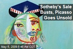 Sotheby's Sale Busts, Picasso Goes Unsold