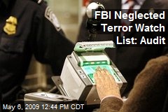 FBI Neglected Terror Watch List: Audit