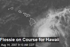 Flossie on Course for Hawaii