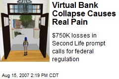 Virtual Bank Collapse Causes Real Pain