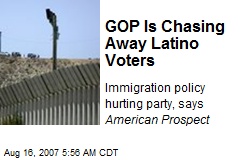 GOP Is Chasing Away Latino Voters