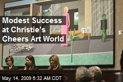 Modest Success at Christie's Cheers Art World