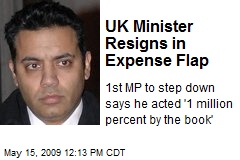 UK Minister Resigns in Expense Flap