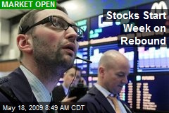 Stocks Start Week on Rebound