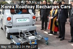 Korea Roadway Recharges Cars