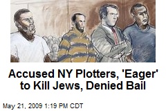 Accused NY Plotters, 'Eager' to Kill Jews, Denied Bail