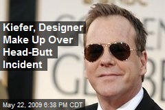 Kiefer, Designer Make Up Over Head-Butt Incident