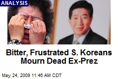 Bitter, Frustrated S. Koreans Mourn Dead Ex-Prez