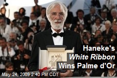 Haneke's White Ribbon Wins Palme d'Or