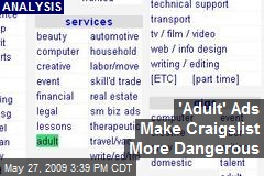 'Adult' Ads Make Craigslist More Dangerous