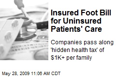 Insured Foot Bill for Uninsured Patients' Care