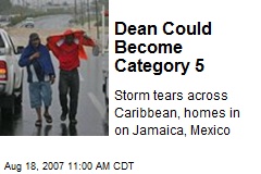 Dean Could Become Category 5