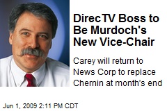 DirecTV Boss to Be Murdoch's New Vice-Chair
