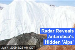 Radar Reveals Antarctica's Hidden 'Alps'
