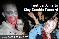 Festival Aims to Slay Zombie Record