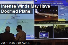 Intense Winds May Have Doomed Plane