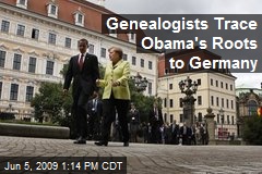 Genealogists Trace Obama's Roots to Germany