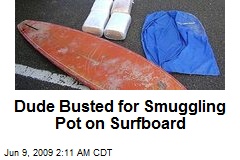 Dude Busted for Smuggling Pot on Surfboard
