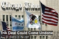 Trib Deal Could Come Undone