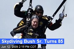 Skydiving Bush Sr. Turns 85