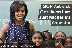 GOP Activist: Gorilla on Lam Just Michelle's Ancestor