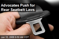 Advocates Push for Rear Seatbelt Laws